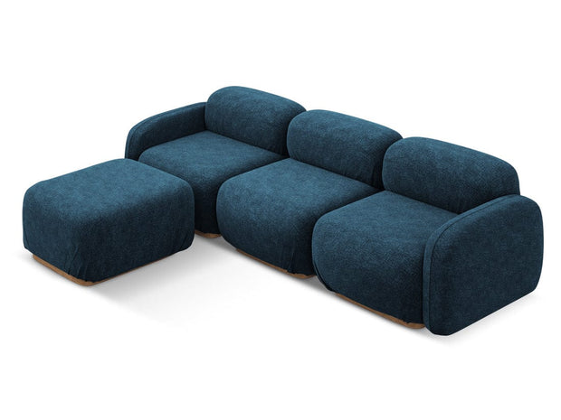 Makamii Coltar Modular, Sezlong Universal (pe Stanga sau pe Dreapta), Tapitat cu Stofa, Ailani COR-21, l270xA190xH73 cm