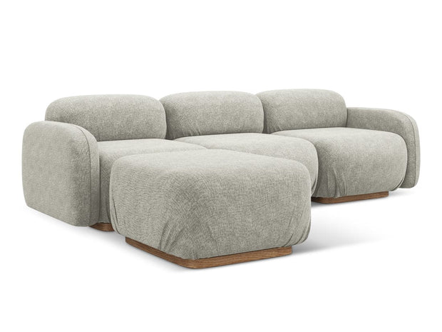 Makamii Coltar Modular, Sezlong Universal (pe Stanga sau pe Dreapta), Tapitat cu Stofa, Ailani COR-21, l270xA190xH73 cm