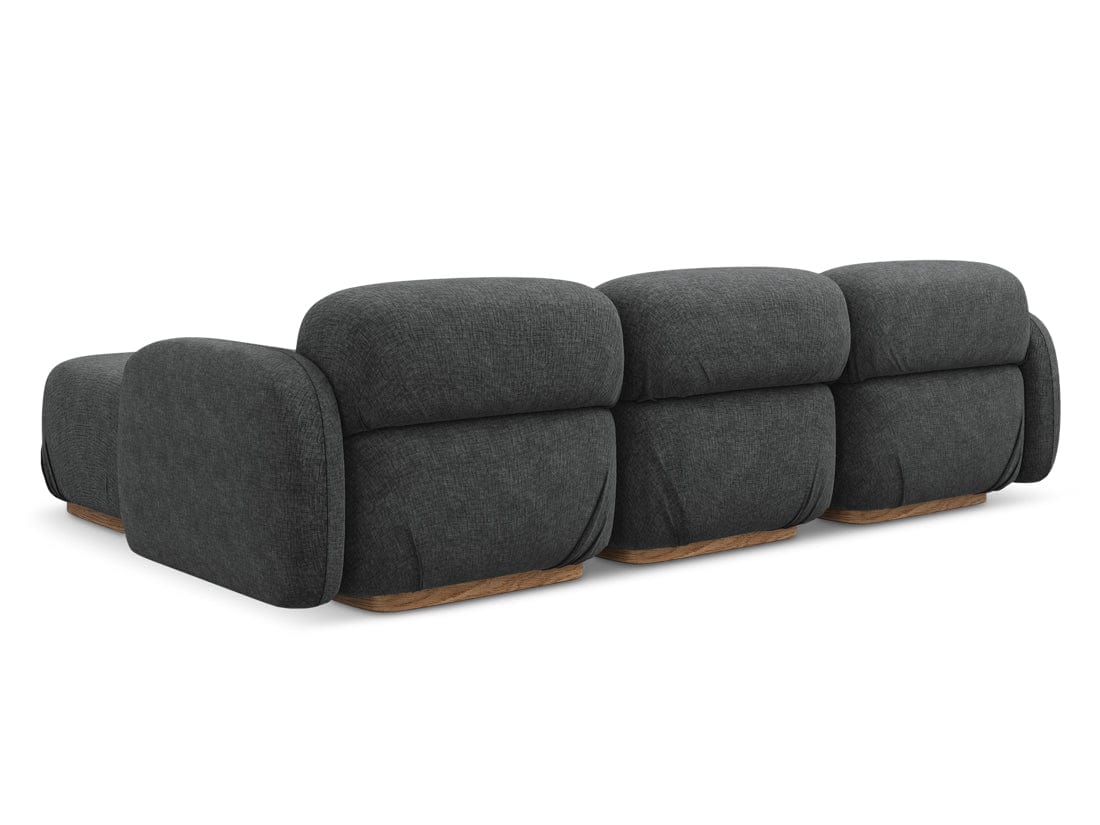 Makamii Coltar Modular, Sezlong Universal (pe Stanga sau pe Dreapta), Tapitat cu Stofa, Ailani COR-21, l270xA190xH73 cm