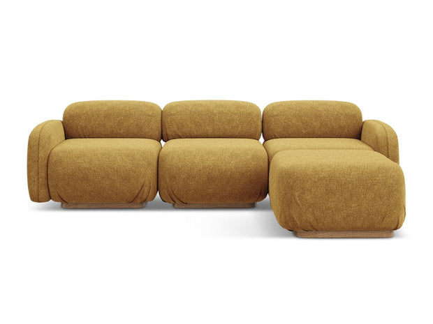 Makamii Coltar Modular, Sezlong Universal (pe Stanga sau pe Dreapta), Tapitat cu Stofa, Ailani COR-21, l270xA190xH73 cm