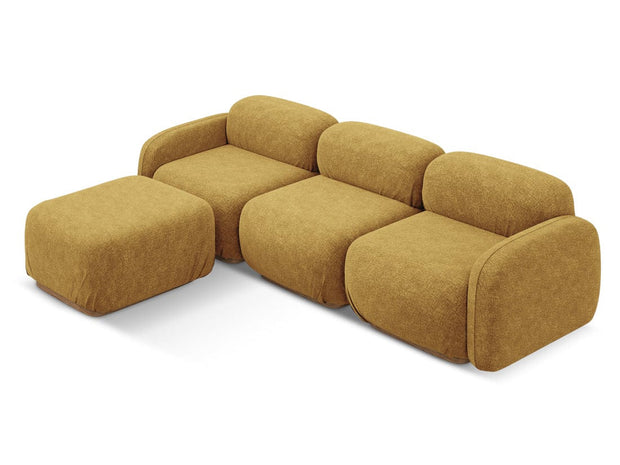 Makamii Coltar Modular, Sezlong Universal (pe Stanga sau pe Dreapta), Tapitat cu Stofa, Ailani COR-21, l270xA190xH73 cm