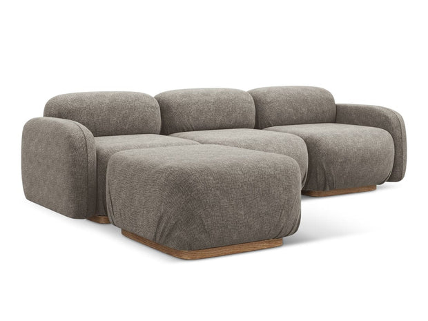 Makamii Coltar Modular, Sezlong Universal (pe Stanga sau pe Dreapta), Tapitat cu Stofa, Ailani COR-21, l270xA190xH73 cm