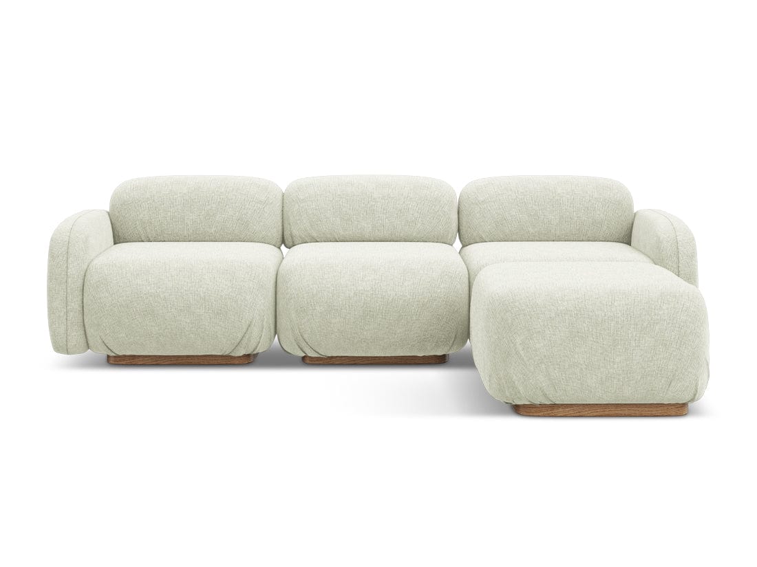 Makamii Coltar Modular, Sezlong Universal (pe Stanga sau pe Dreapta), Tapitat cu Stofa, Ailani COR-21, l270xA190xH73 cm