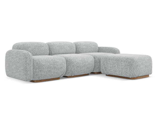 Makamii Coltar Modular, Sezlong Universal (pe Stanga sau pe Dreapta), Tapitat cu Stofa, Ailani COR-22, l270xA190xH73 cm