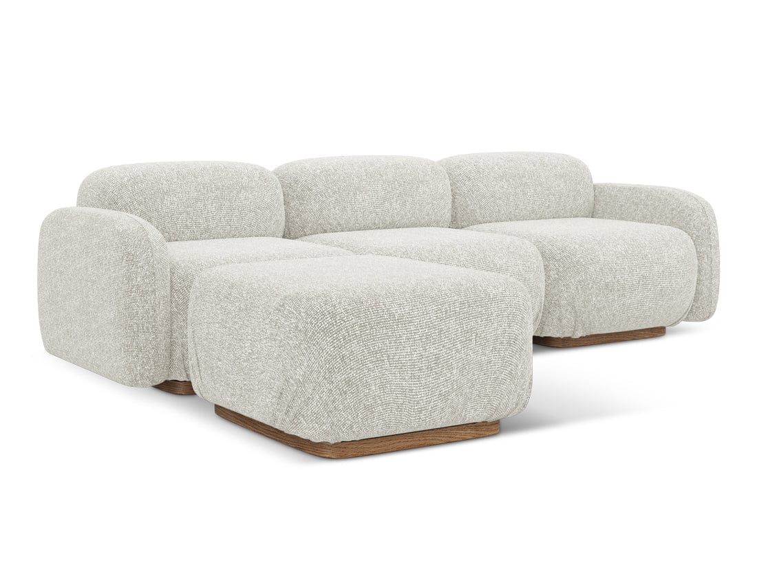 Makamii Coltar Modular, Sezlong Universal (pe Stanga sau pe Dreapta), Tapitat cu Stofa, Ailani COR-22, l270xA190xH73 cm