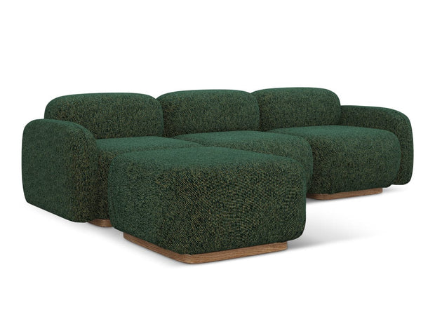 Makamii Coltar Modular, Sezlong Universal (pe Stanga sau pe Dreapta), Tapitat cu Stofa, Ailani COR-22, l270xA190xH73 cm