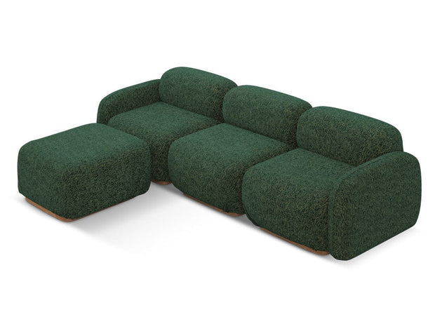 Makamii Coltar Modular, Sezlong Universal (pe Stanga sau pe Dreapta), Tapitat cu Stofa, Ailani COR-22, l270xA190xH73 cm