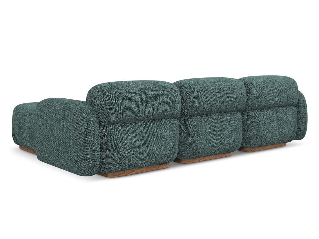 Makamii Coltar Modular, Sezlong Universal (pe Stanga sau pe Dreapta), Tapitat cu Stofa, Ailani COR-22, l270xA190xH73 cm