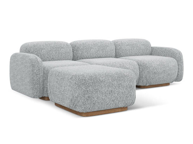 Makamii Coltar Modular, Sezlong Universal (pe Stanga sau pe Dreapta), Tapitat cu Stofa, Ailani COR-22, l270xA190xH73 cm