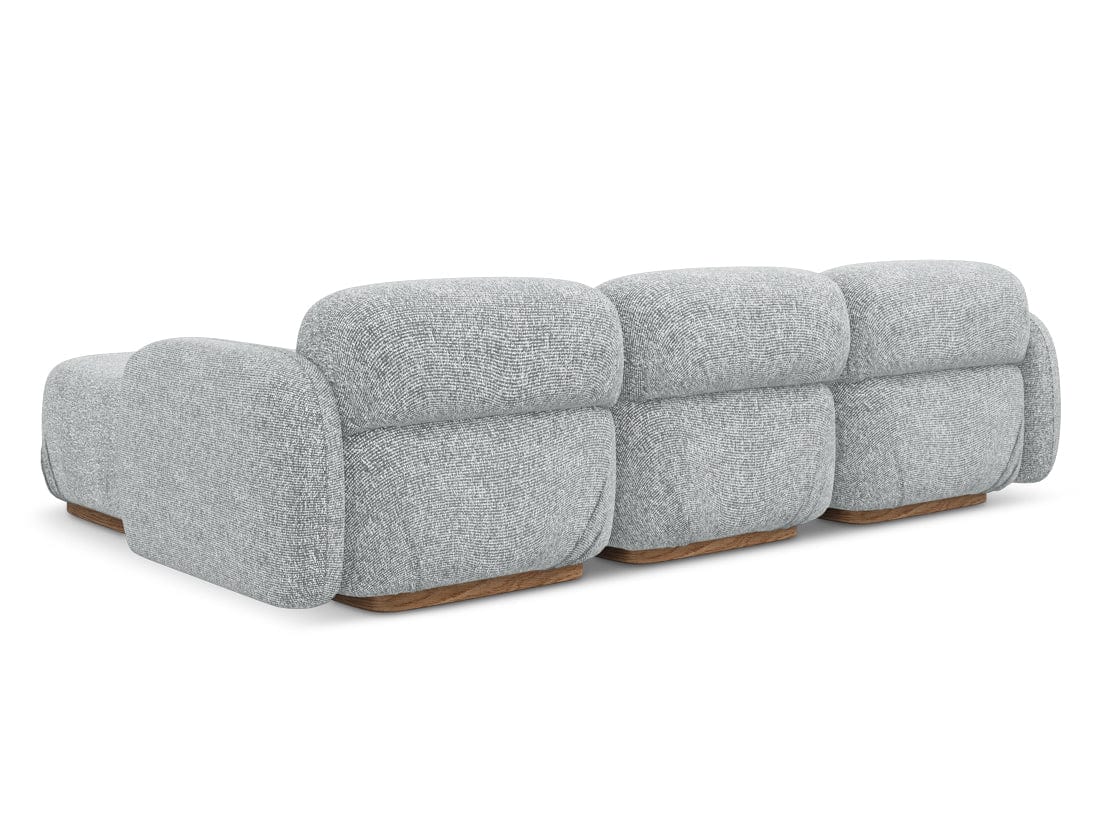 Makamii Coltar Modular, Sezlong Universal (pe Stanga sau pe Dreapta), Tapitat cu Stofa, Ailani COR-22, l270xA190xH73 cm