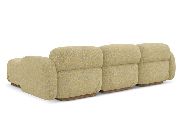 Makamii Coltar Modular, Sezlong Universal (pe Stanga sau pe Dreapta), Tapitat cu Stofa, Ailani COR-22, l270xA190xH73 cm