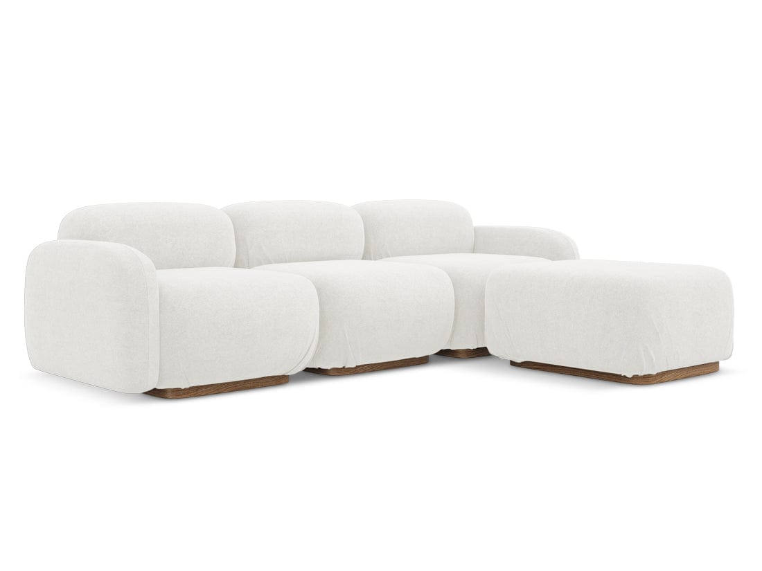 Makamii Coltar Modular, Sezlong Universal (pe Stanga sau pe Dreapta), Tapitat cu Stofa, Ailani COR-7, l270xA190xH73 cm