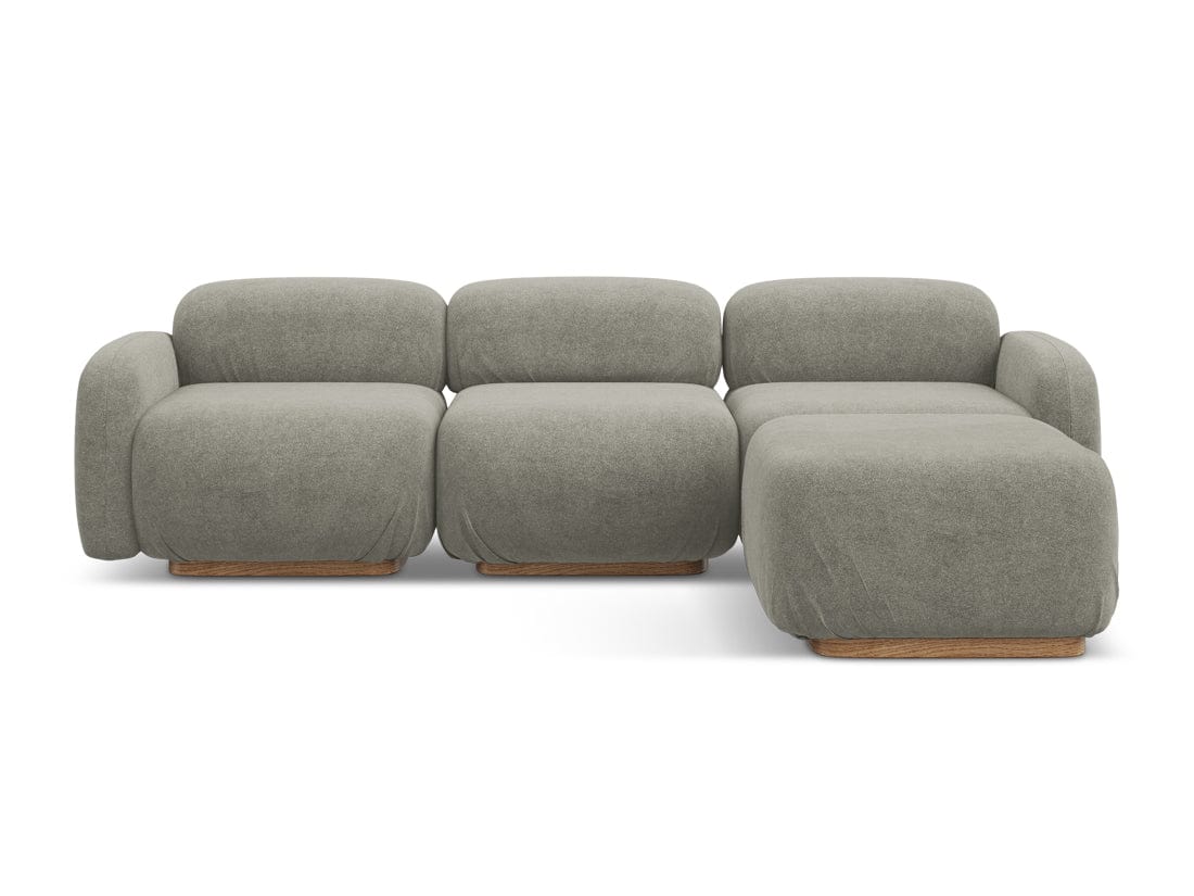 Makamii Coltar Modular, Sezlong Universal (pe Stanga sau pe Dreapta), Tapitat cu Stofa, Ailani COR-7, l270xA190xH73 cm