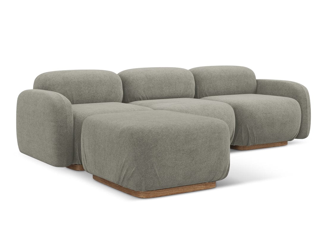 Makamii Coltar Modular, Sezlong Universal (pe Stanga sau pe Dreapta), Tapitat cu Stofa, Ailani COR-7, l270xA190xH73 cm