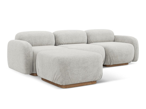 Makamii Coltar Modular, Sezlong Universal (pe Stanga sau pe Dreapta), Tapitat cu Stofa, Ailani COR-7, l270xA190xH73 cm