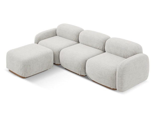 Makamii Coltar Modular, Sezlong Universal (pe Stanga sau pe Dreapta), Tapitat cu Stofa, Ailani COR-7, l270xA190xH73 cm