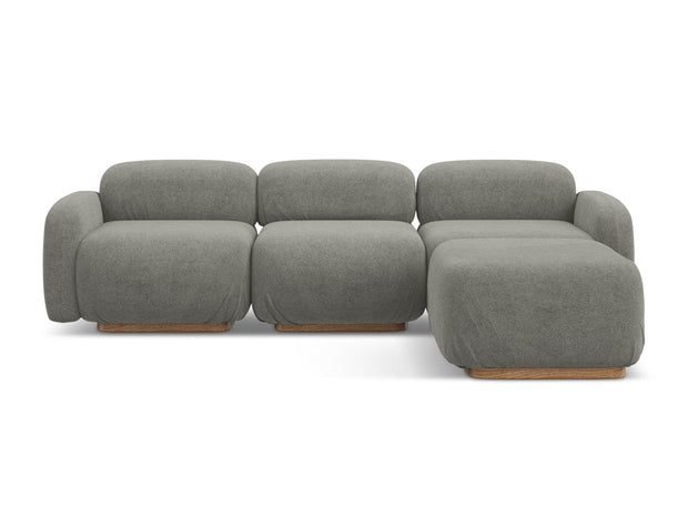 Makamii Coltar Modular, Sezlong Universal (pe Stanga sau pe Dreapta), Tapitat cu Stofa, Ailani COR-7, l270xA190xH73 cm