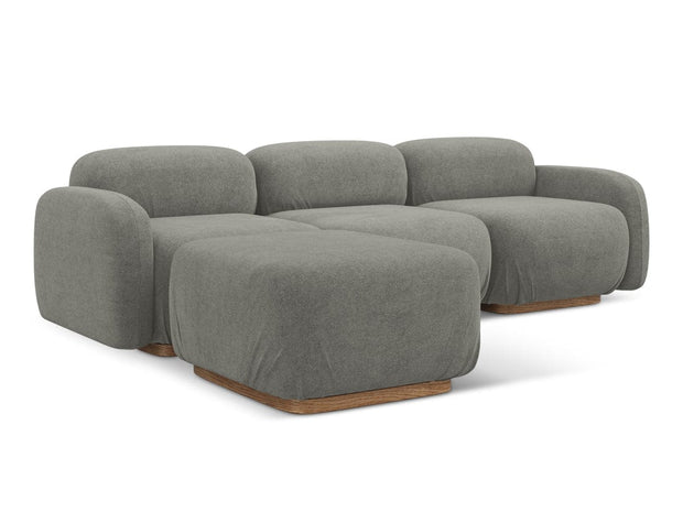 Makamii Coltar Modular, Sezlong Universal (pe Stanga sau pe Dreapta), Tapitat cu Stofa, Ailani COR-7, l270xA190xH73 cm