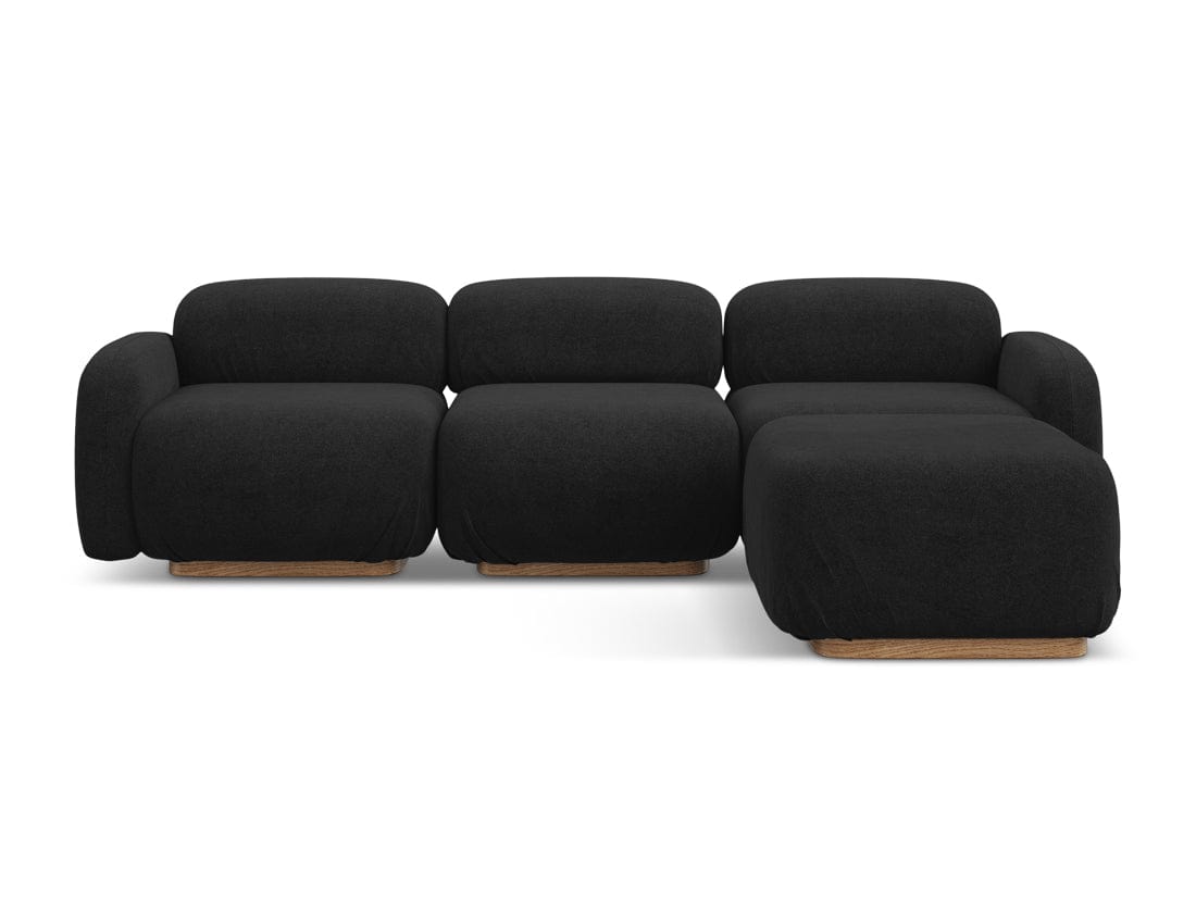 Makamii Coltar Modular, Sezlong Universal (pe Stanga sau pe Dreapta), Tapitat cu Stofa, Ailani COR-7, l270xA190xH73 cm