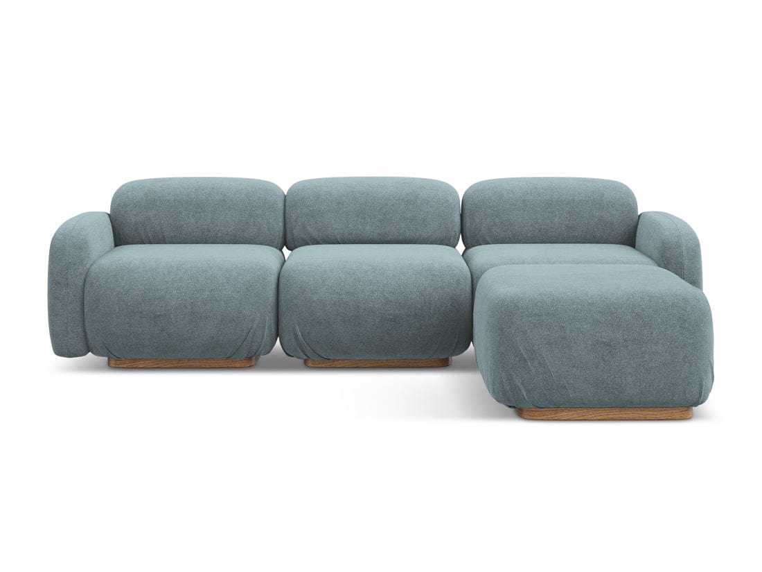 Makamii Coltar Modular, Sezlong Universal (pe Stanga sau pe Dreapta), Tapitat cu Stofa, Ailani COR-7, l270xA190xH73 cm