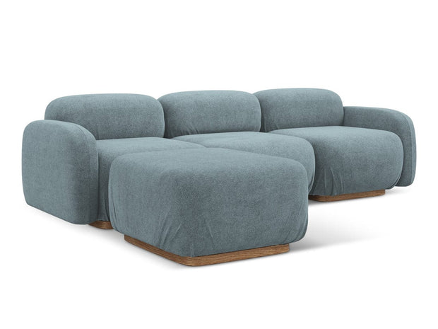 Makamii Coltar Modular, Sezlong Universal (pe Stanga sau pe Dreapta), Tapitat cu Stofa, Ailani COR-7, l270xA190xH73 cm