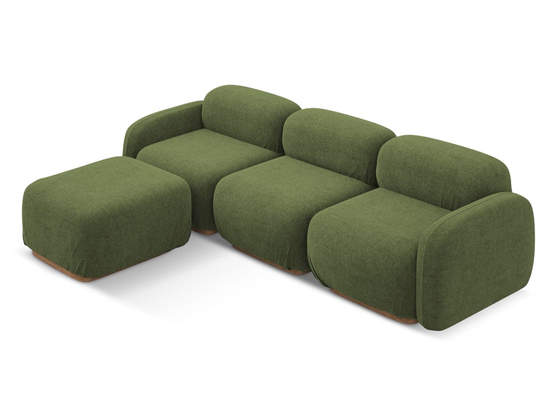 Makamii Coltar Modular, Sezlong Universal (pe Stanga sau pe Dreapta), Tapitat cu Stofa, Ailani COR-7, l270xA190xH73 cm