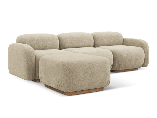 Makamii Coltar Modular, Sezlong Universal (pe Stanga sau pe Dreapta), Tapitat cu Stofa, Ailani COR-7, l270xA190xH73 cm