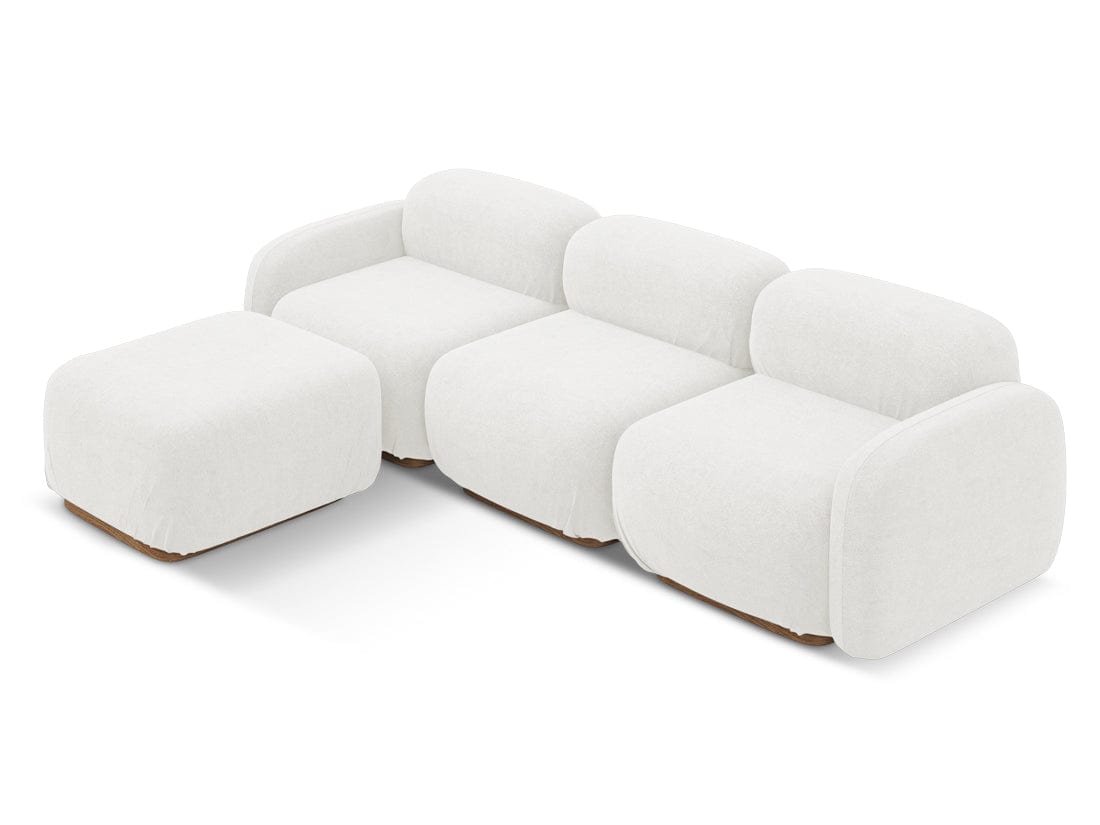 Makamii Coltar Modular, Sezlong Universal (pe Stanga sau pe Dreapta), Tapitat cu Stofa, Ailani COR-7, l270xA190xH73 cm