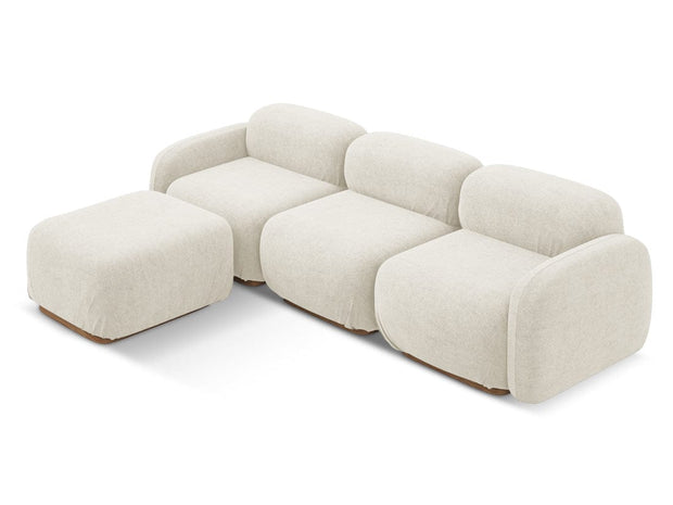 Makamii Coltar Modular, Sezlong Universal (pe Stanga sau pe Dreapta), Tapitat cu Stofa, Ailani COR-7, l270xA190xH73 cm