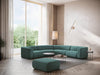 Makamii Coltar Modular, Sezlong Universal (pe Stanga sau pe Dreapta), Tapitat cu Stofa, Ekahi C6 Marin, l318xA318xH70 cm