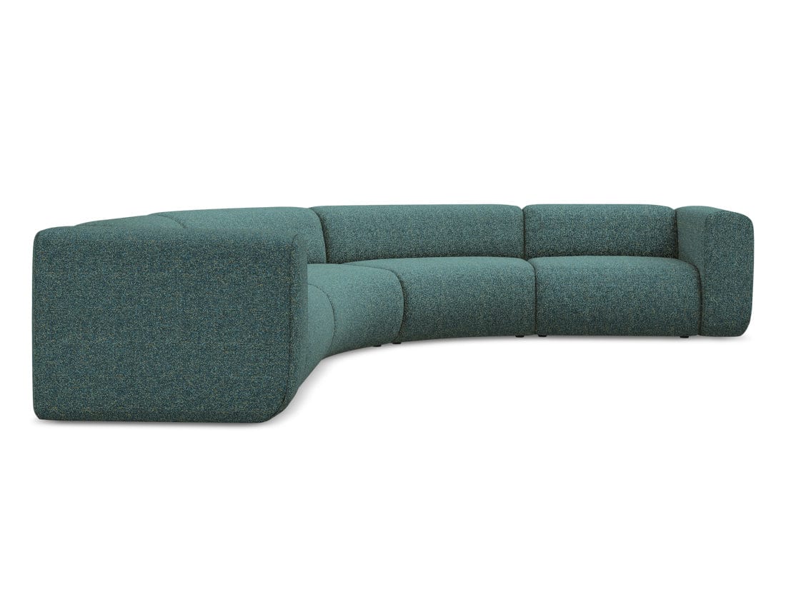 Makamii Coltar Modular, Sezlong Universal (pe Stanga sau pe Dreapta), Tapitat cu Stofa, Ekahi C6 Marin, l318xA318xH70 cm