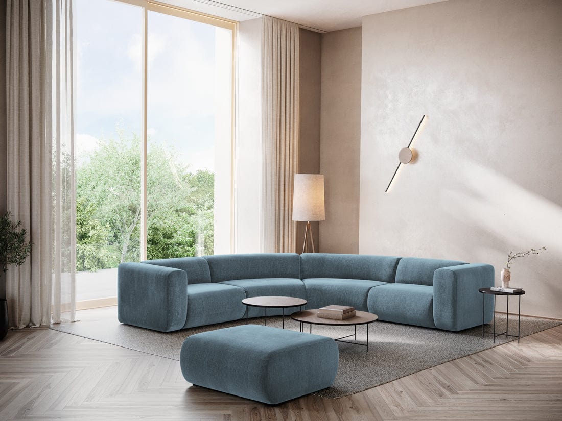 Makamii Coltar Modular, Sezlong Universal (pe Stanga sau pe Dreapta), Tapitat cu Stofa, Ekahi COR-2, l318xA318xH70 cm