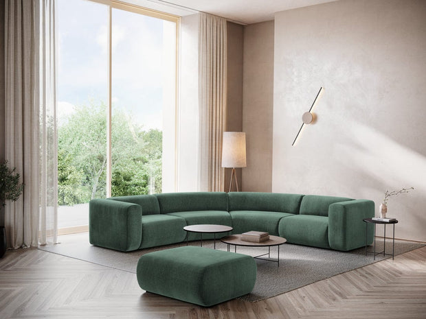 Makamii Coltar Modular, Sezlong Universal (pe Stanga sau pe Dreapta), Tapitat cu Stofa, Ekahi COR-2, l318xA318xH70 cm