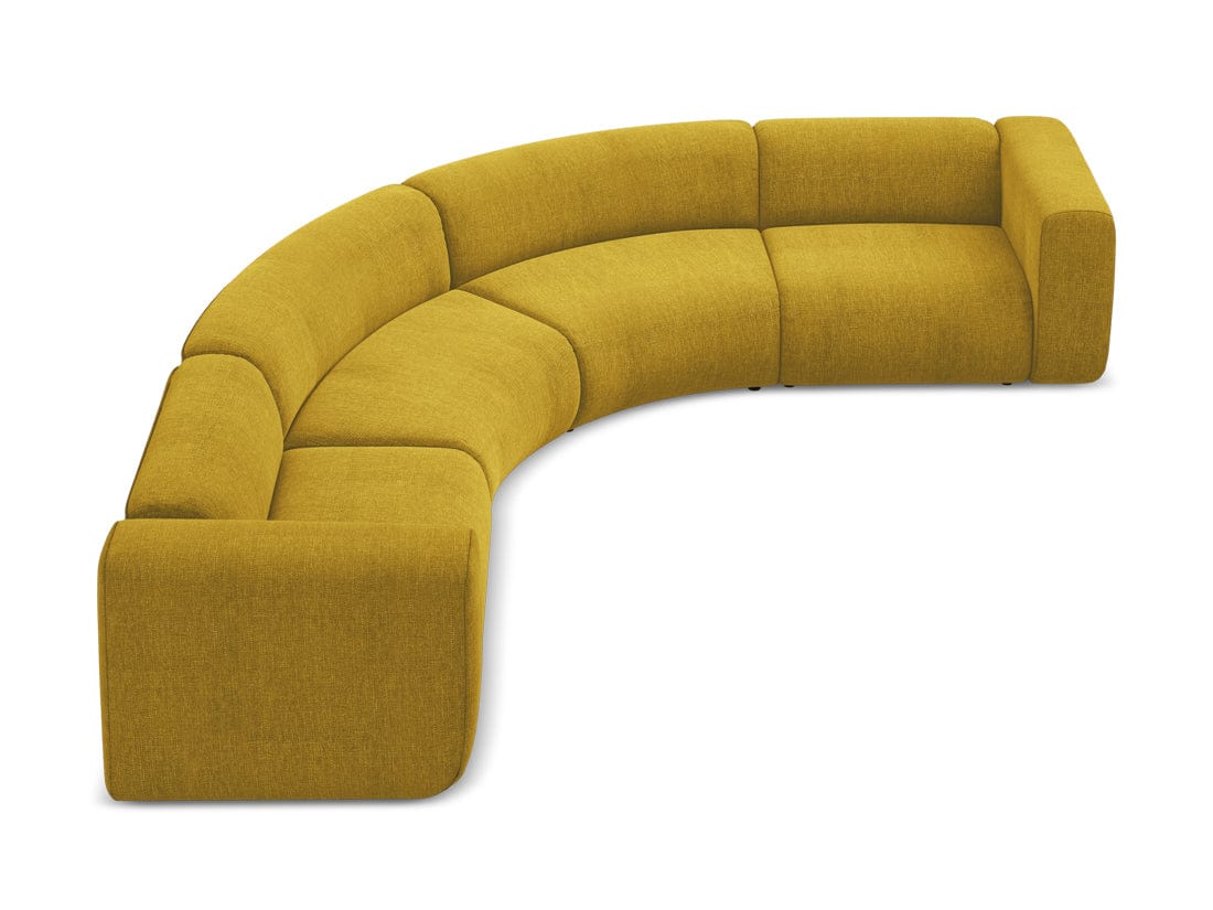 Makamii Coltar Modular, Sezlong Universal (pe Stanga sau pe Dreapta), Tapitat cu Stofa, Ekahi COR-2, l318xA318xH70 cm