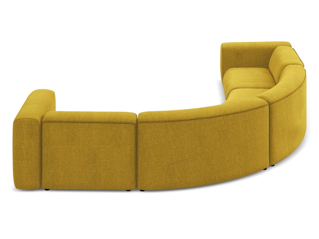 Makamii Coltar Modular, Sezlong Universal (pe Stanga sau pe Dreapta), Tapitat cu Stofa, Ekahi COR-2, l318xA318xH70 cm