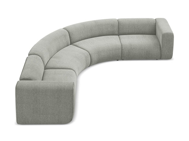 Makamii Coltar Modular, Sezlong Universal (pe Stanga sau pe Dreapta), Tapitat cu Stofa, Ekahi COR-2, l318xA318xH70 cm