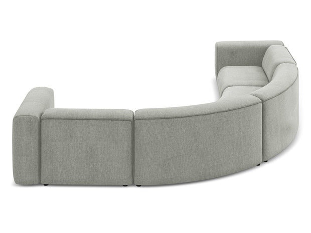 Makamii Coltar Modular, Sezlong Universal (pe Stanga sau pe Dreapta), Tapitat cu Stofa, Ekahi COR-2, l318xA318xH70 cm