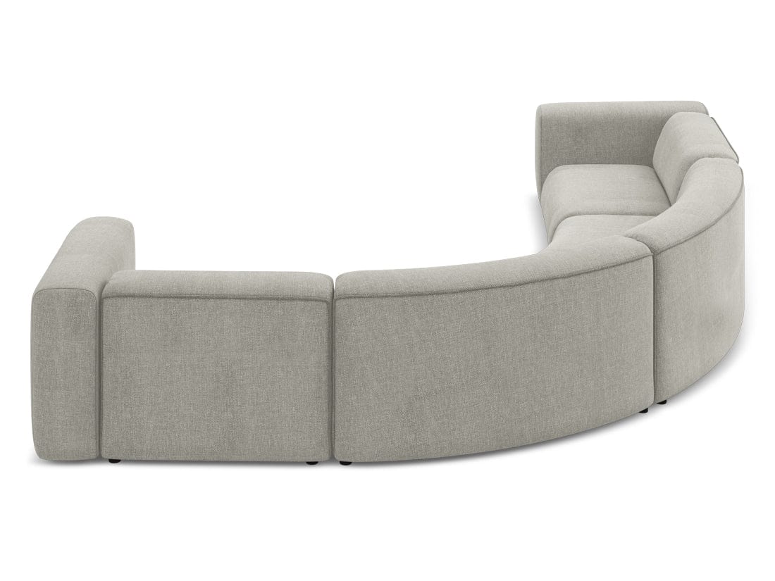 Makamii Coltar Modular, Sezlong Universal (pe Stanga sau pe Dreapta), Tapitat cu Stofa, Ekahi COR-2, l318xA318xH70 cm