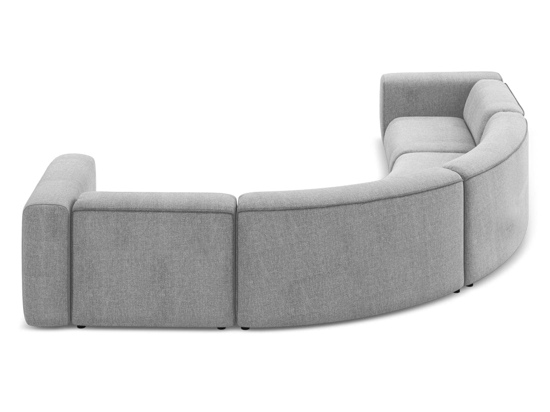 Makamii Coltar Modular, Sezlong Universal (pe Stanga sau pe Dreapta), Tapitat cu Stofa, Ekahi COR-2, l318xA318xH70 cm