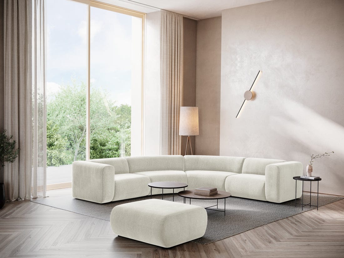 Makamii Coltar Modular, Sezlong Universal (pe Stanga sau pe Dreapta), Tapitat cu Stofa, Ekahi COR-2, l318xA318xH70 cm