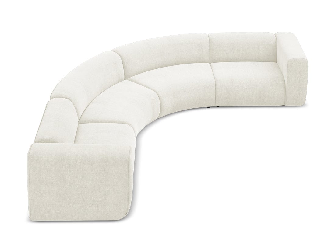 Makamii Coltar Modular, Sezlong Universal (pe Stanga sau pe Dreapta), Tapitat cu Stofa, Ekahi COR-2, l318xA318xH70 cm