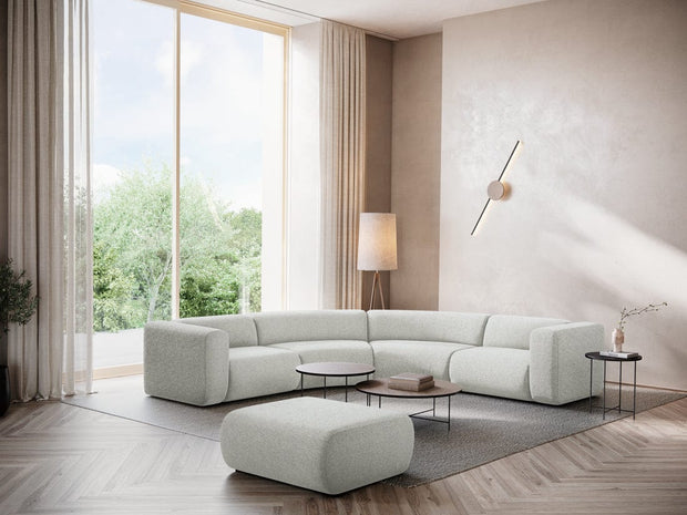 Makamii Coltar Modular, Sezlong Universal (pe Stanga sau pe Dreapta), Tapitat cu Stofa, Ekahi COR-20, l318xA318xH70 cm