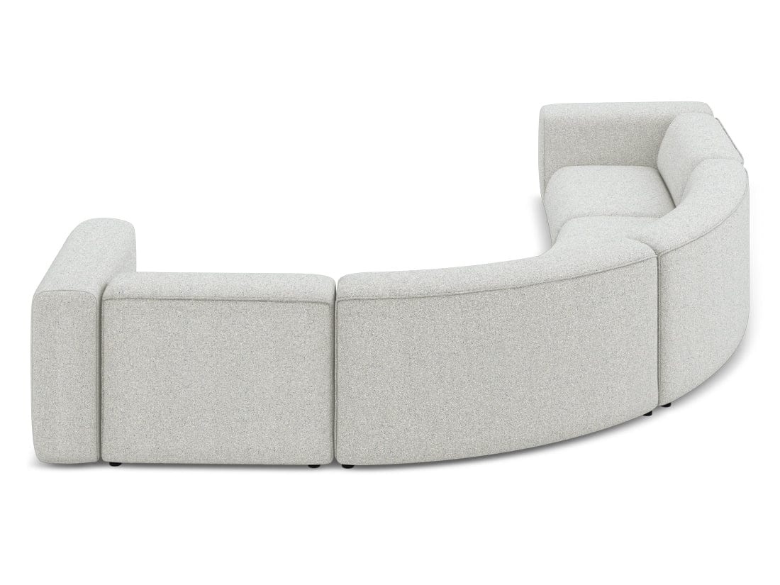 Makamii Coltar Modular, Sezlong Universal (pe Stanga sau pe Dreapta), Tapitat cu Stofa, Ekahi COR-20, l318xA318xH70 cm