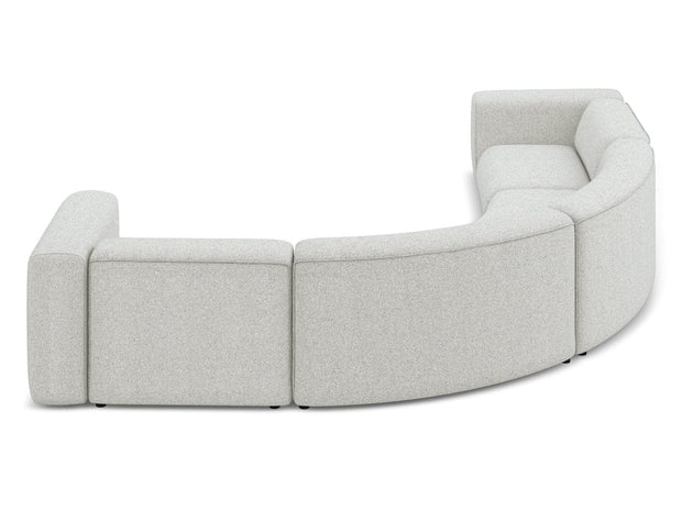 Makamii Coltar Modular, Sezlong Universal (pe Stanga sau pe Dreapta), Tapitat cu Stofa, Ekahi COR-20, l318xA318xH70 cm