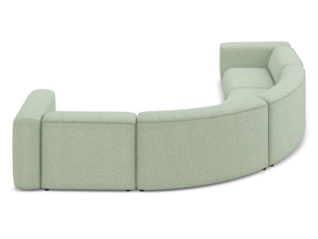 Makamii Coltar Modular, Sezlong Universal (pe Stanga sau pe Dreapta), Tapitat cu Stofa, Ekahi COR-20, l318xA318xH70 cm