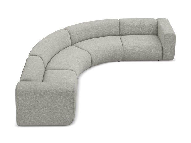 Makamii Coltar Modular, Sezlong Universal (pe Stanga sau pe Dreapta), Tapitat cu Stofa, Ekahi COR-20, l318xA318xH70 cm