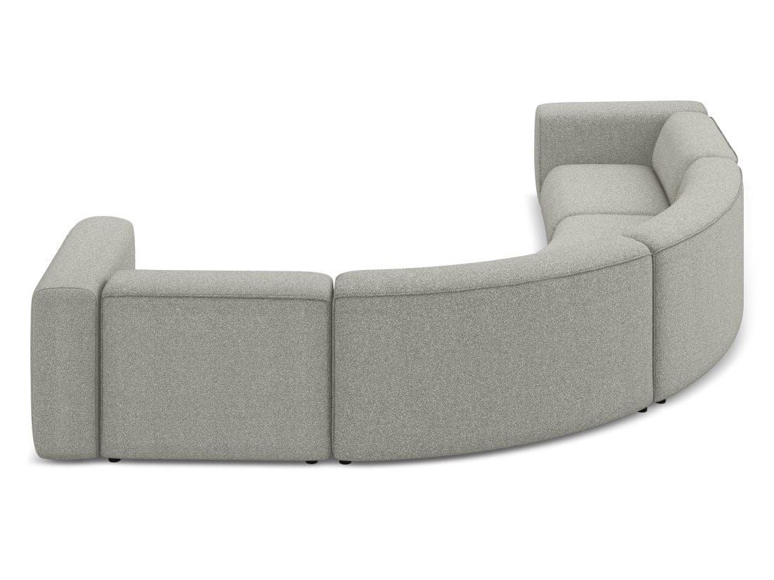 Makamii Coltar Modular, Sezlong Universal (pe Stanga sau pe Dreapta), Tapitat cu Stofa, Ekahi COR-20, l318xA318xH70 cm