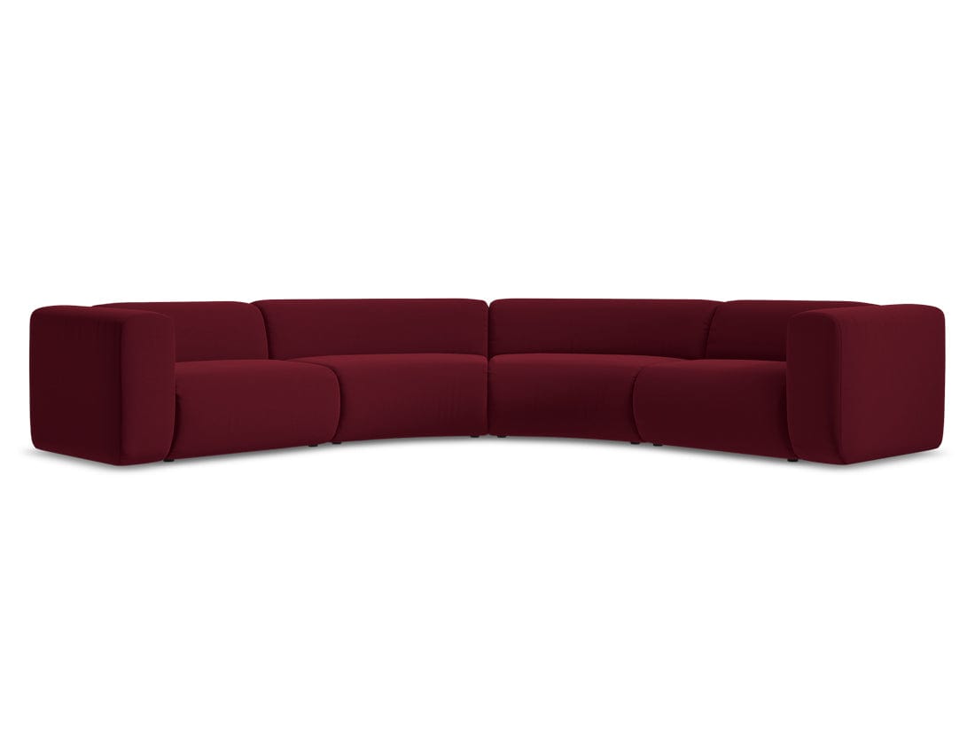 Makamii Coltar Modular, Sezlong Universal (pe Stanga sau pe Dreapta), Tapitat cu Stofa, Ekahi Velvet COR-3, l318xA318xH70 cm