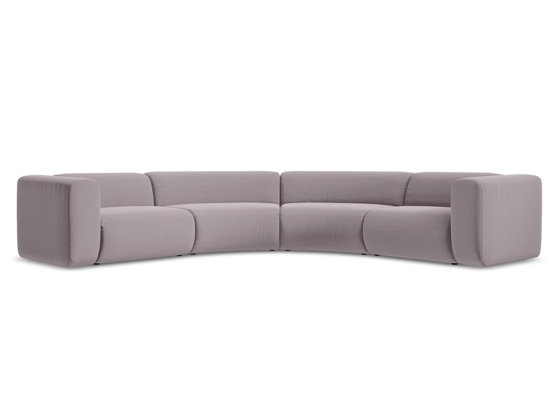 Makamii Coltar Modular, Sezlong Universal (pe Stanga sau pe Dreapta), Tapitat cu Stofa, Ekahi Velvet COR-3, l318xA318xH70 cm