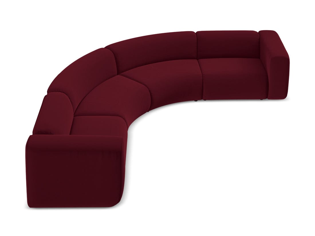 Makamii Coltar Modular, Sezlong Universal (pe Stanga sau pe Dreapta), Tapitat cu Stofa, Ekahi Velvet COR-3, l318xA318xH70 cm